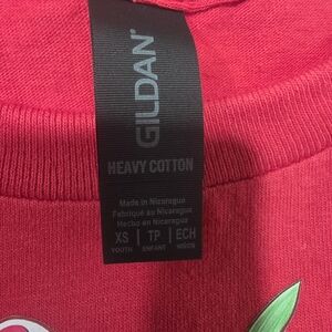 Gildan Red Kids Short Sleeve Tee